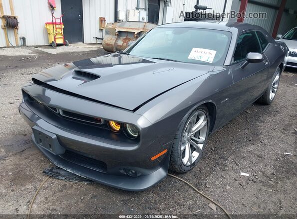 2C3CDZBT9NH108332 2022 DODGE CHALLENGER Gray Vista tres cuartos delantera izquierda