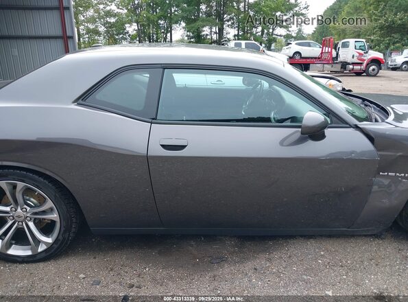 2C3CDZBT9NH108332 2022 DODGE CHALLENGER Gray Vista interior trasera
