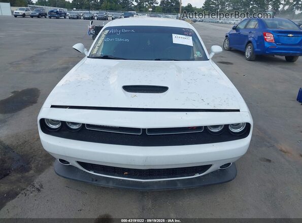2C3CDZBTXMH555685 2021 DODGE CHALLENGER White Вид щитка приладів