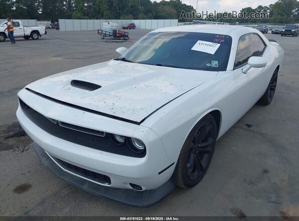 2C3CDZBTXMH555685 2021 DODGE CHALLENGER White Передня ліва чверть