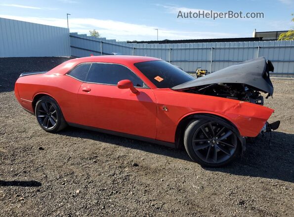 2C3CDZFJ3LH159685 2020 DODGE CHALLENGER Красный Передняя правая четверть