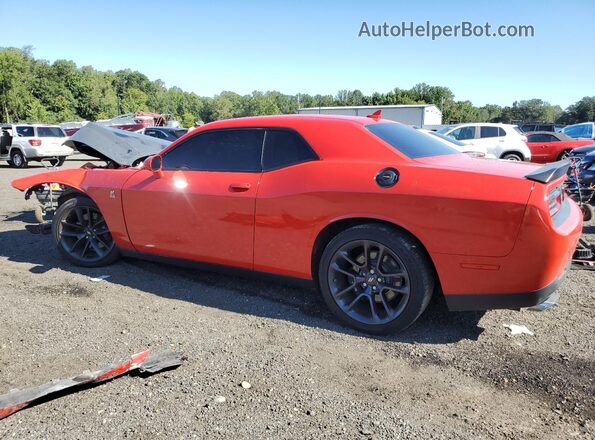 2C3CDZFJ3LH159685 2020 DODGE CHALLENGER Красный Задняя левая четверть