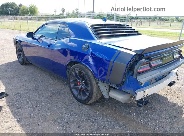 2C3CDZFJ5LH103733 2020 DODGE CHALLENGER Blue Tył lewy