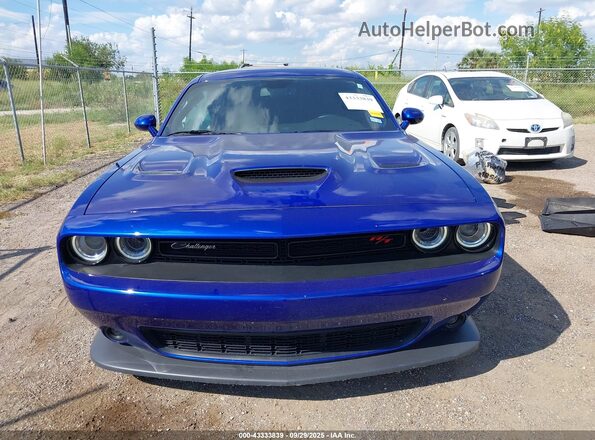 2C3CDZFJ5LH103733 2020 DODGE CHALLENGER Blue Widok wnętrza z tyłu