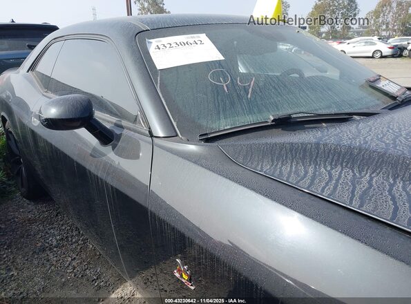 2C3CDZFJXJH310776 2018 DODGE CHALLENGER Black Вид задньої частини салону