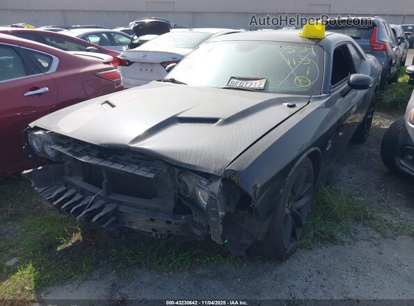 2C3CDZFJXJH310776 2018 DODGE CHALLENGER Black Передня ліва чверть