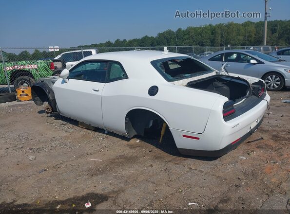 2C3CDZFJXMH609852 2021 DODGE CHALLENGER White Задня ліва чверть