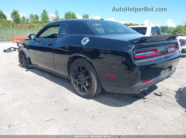 2C3CDZGG8LH110694 2020 DODGE CHALLENGER Черный Задняя левая четверть