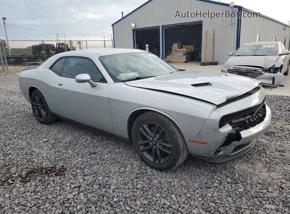 2C3CDZGGXKH683577 2019 DODGE CHALLENGER Silver Front right