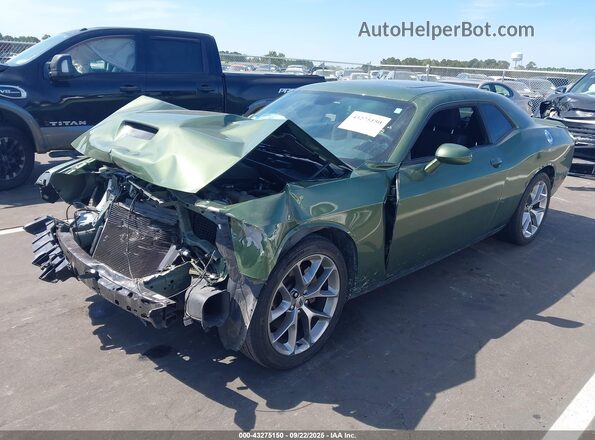 2C3CDZJG4LH235099 2020 DODGE CHALLENGER Green Przód lewy