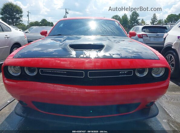 2C3CDZJG4NH211808 2022 DODGE CHALLENGER Red Widok zestawu wskaźników