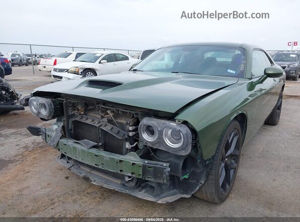 2C3CDZJG6MH567689 2021 DODGE CHALLENGER Green Widok z przodu