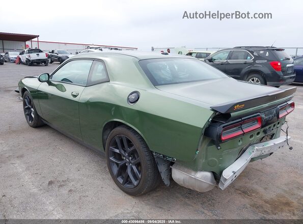 2C3CDZJG6MH567689 2021 DODGE CHALLENGER Green Tył lewy