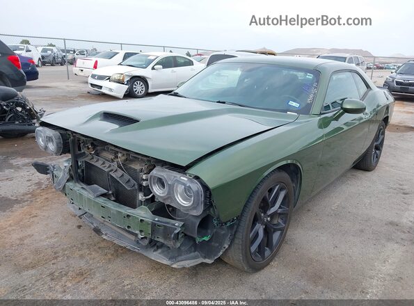 2C3CDZJG6MH567689 2021 DODGE CHALLENGER Green Przód lewy