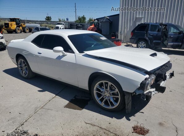 2C3CDZKG0NH223887 2022 DODGE CHALLENGER White Przód prawy