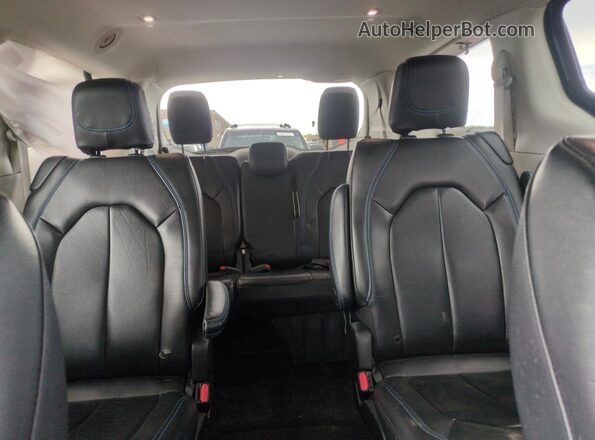 2C4RC1BG7MR589364 2021 CHRYSLER PACIFICA Blue უკანა სავარძლების ხედი