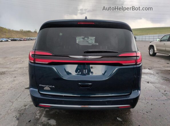 2C4RC1BG7MR589364 2021 CHRYSLER PACIFICA Blue უკანა ხედი