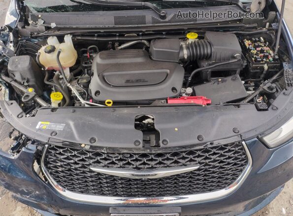 2C4RC1BG7MR589364 2021 CHRYSLER PACIFICA Blue ძრავის განყოფილების ხედი