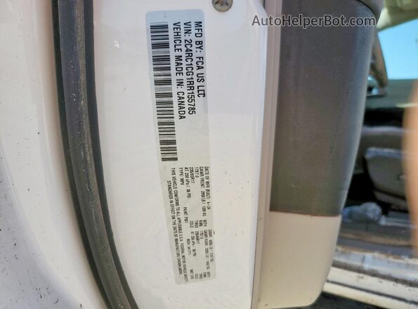 2C4RC1CG1RR155785 2024 CHRYSLER VOYAGER Белый Вид наклейки с VIN-кодом