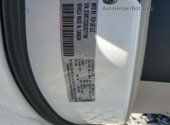 2C4RC1CG8LR277194 2020 CHRYSLER VOYAGER White სალონის 360-გრადუსიანი ხედი