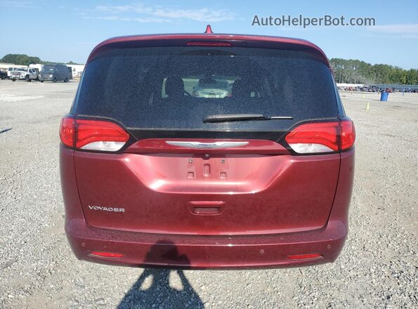 2C4RC1CG9LR107782 2020 CHRYSLER VOYAGER Burgundy Вид ззаду