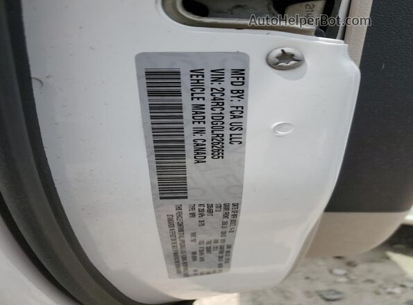 2C4RC1DG0LR262655 2020 CHRYSLER VOYAGER White Widok naklejki z numerem VIN