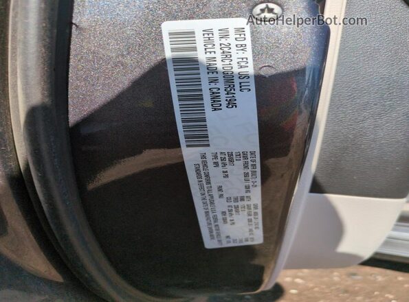 2C4RC1DG0MR541945 2021 CHRYSLER VOYAGER Charcoal VIN կոդի պիտակի տեսք