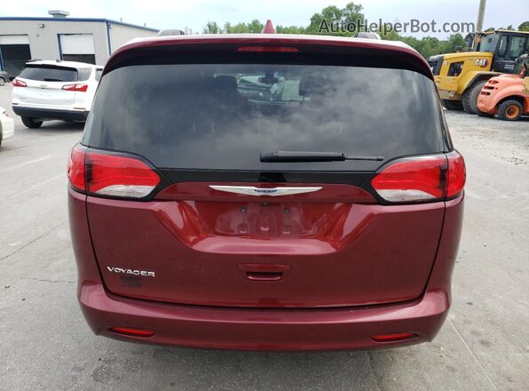 2C4RC1DG1LR164296 2020 CHRYSLER VOYAGER Burgundy უკანა ხედი