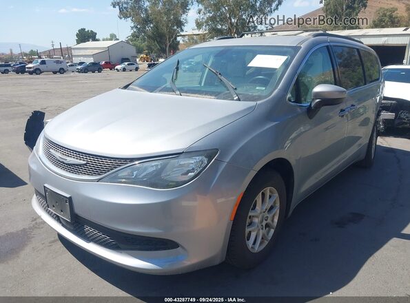 2C4RC1DG6MR530643 2021 CHRYSLER VOYAGER Silver წინა მარცხენა ხედი სამი მეოთხედიდან