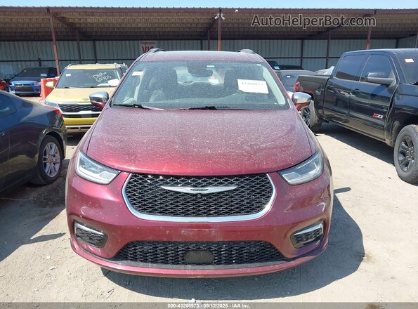 2C4RC1GG0NR143311 2022 CHRYSLER PACIFICA Red ხელსაწყოთა პანელის ხედი