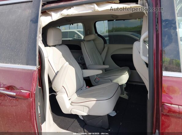 2C4RC1GG9HR745645 2017 CHRYSLER PACIFICA Burgundy Вид наклейки з VIN-кодом