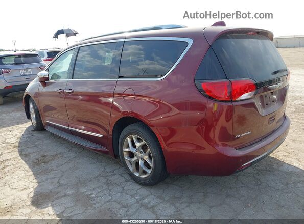 2C4RC1GG9HR745645 2017 CHRYSLER PACIFICA Burgundy Задня ліва чверть