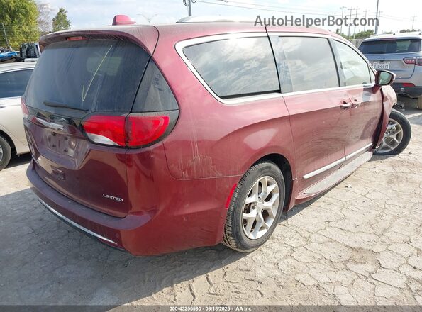 2C4RC1GG9HR745645 2017 CHRYSLER PACIFICA Burgundy Задня права чверть