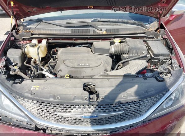2C4RC1GG9HR745645 2017 CHRYSLER PACIFICA Burgundy Вид ззаду