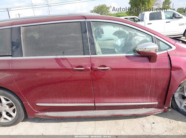 2C4RC1GG9HR745645 2017 CHRYSLER PACIFICA Burgundy Панорамний вид салону 360°