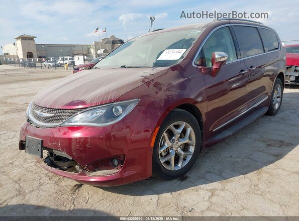 2C4RC1GG9HR745645 2017 CHRYSLER PACIFICA Burgundy Передня ліва чверть