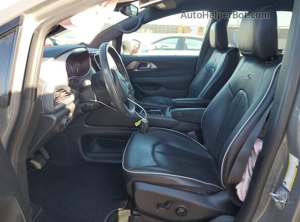 2C4RC1S77MR564786 2021 CHRYSLER PACIFICA Gray Widok wnętrza z przodu