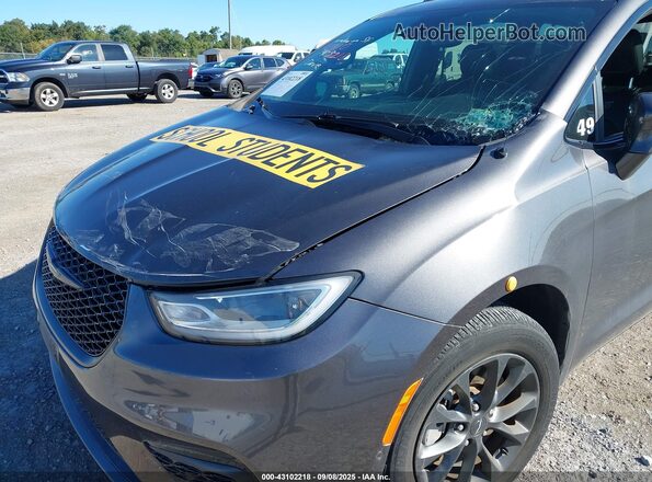 2C4RC3BG3MR597294 2021 CHRYSLER PACIFICA Gray წინა ხედი
