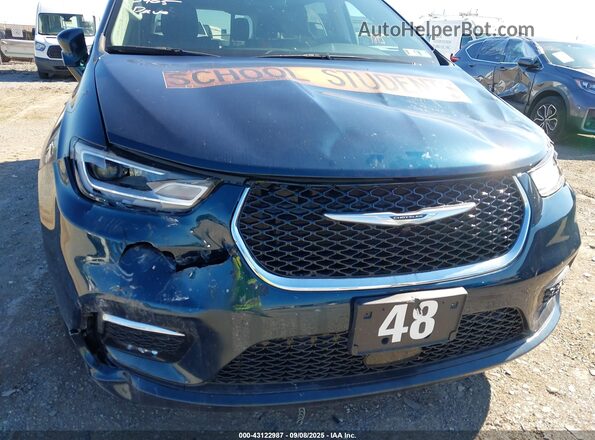 2C4RC3BG7NR161517 2022 CHRYSLER PACIFICA Blue Widok z przodu