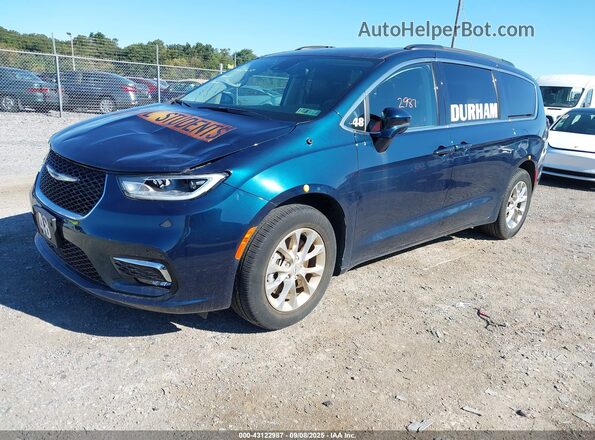 2C4RC3BG7NR161517 2022 CHRYSLER PACIFICA Blue Przód lewy