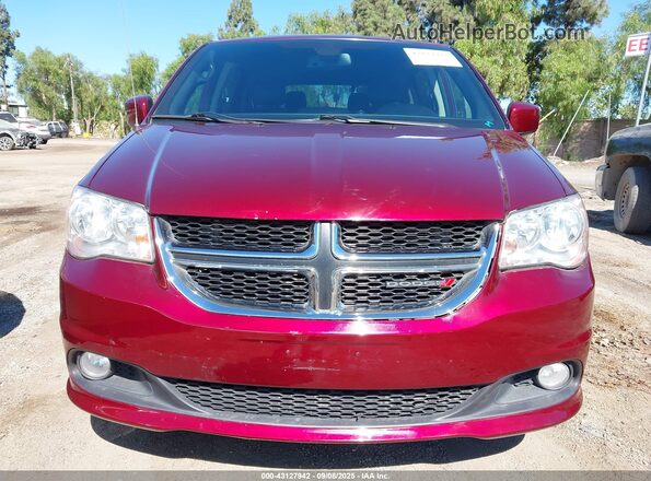 2C4RDGCG4LR207319 2020 DODGE GRAND CARAVAN Red Instrument cluster view