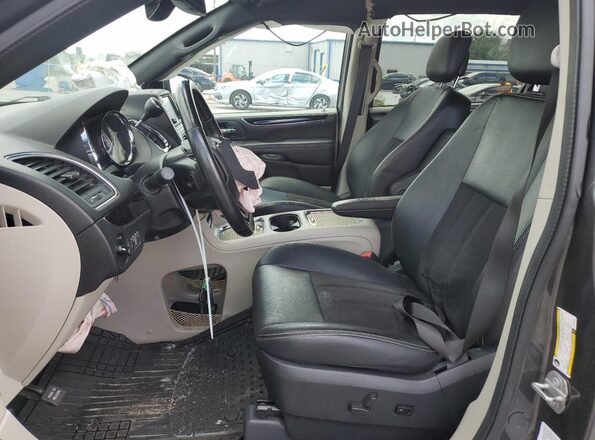 2C4RDGCG6LR228351 2020 DODGE GRAND Gray Front interior view