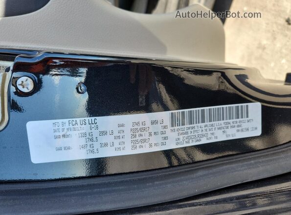 2C4RDGCG9JR326433 2018 DODGE GRAND Черный 
