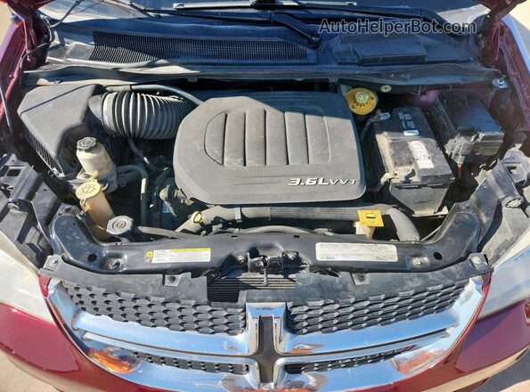2C4RDGCGXJR266274 2018 DODGE GRAND Темно-бордовый 