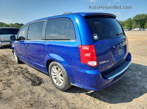 2C4RDGCGXLR252829 2020 DODGE GRAND Blue Հետևի ձախ