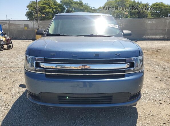 2FMGK5B83JBA10963 2018 FORD FLEX Blue 