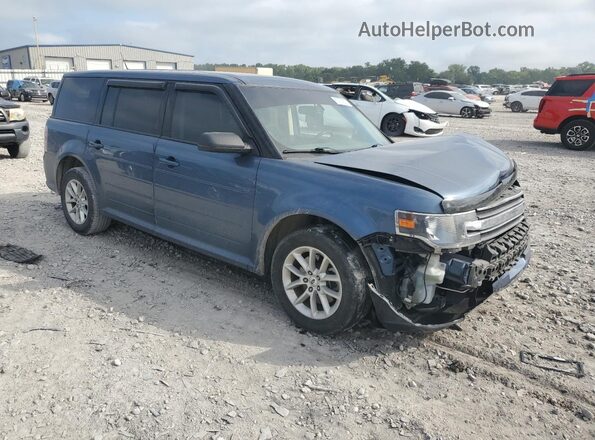 2FMGK5B88JBA01336 2018 FORD FLEX Blue 
