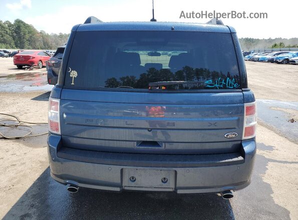 2FMGK5B89JBA10515 2018 FORD FLEX Blue 