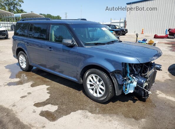 2FMGK5B89JBA10515 2018 FORD FLEX Blue 