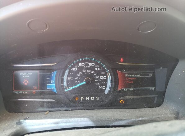 2FMGK5C83JBA12372 2018 FORD FLEX Red 